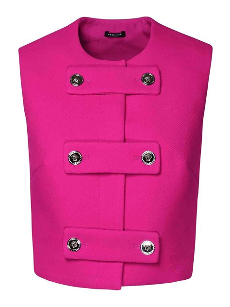 versace gilet|Versace Waistcoats & Gilets for Women .